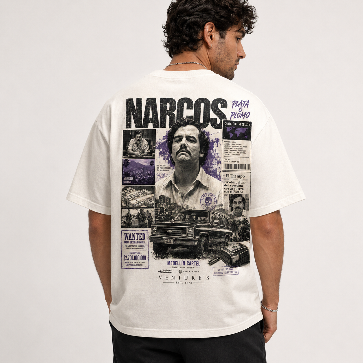 Ventures Medellin Empire Off White T-Shirt