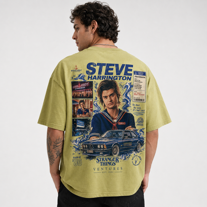 Ventures Retro Scoop Class ’86 Yellow T-Shirt