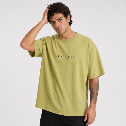 Ventures Retro Scoop Class ’86 Yellow T-Shirt