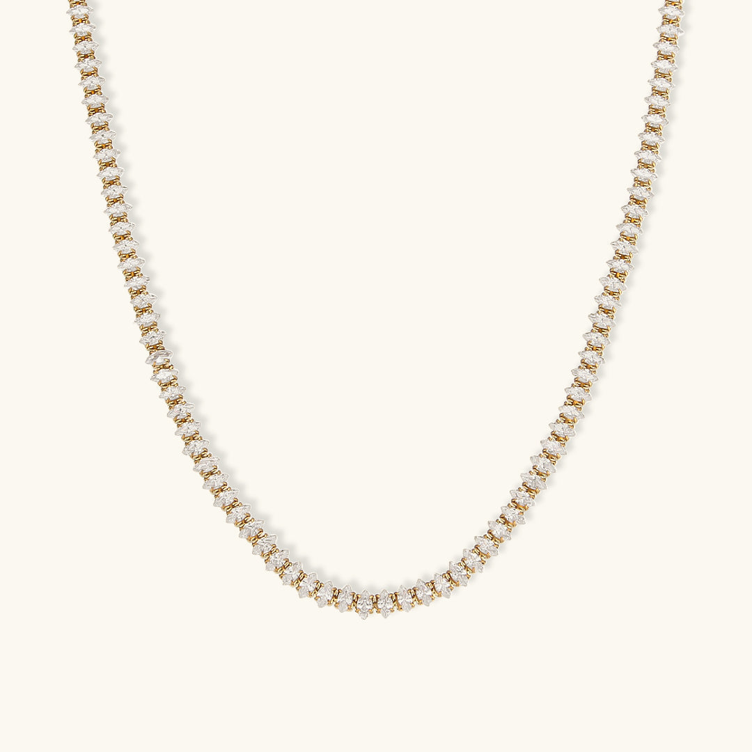 Wisteria Diamant Collier Tennis